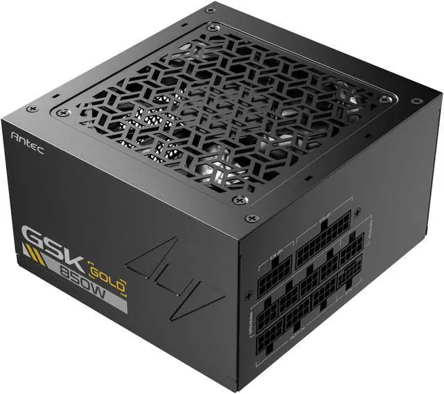 Main image of ANTEC GSK850 V2 ATX3.1, 750W Full Modular PSU, 80 PLUS Gold Certified, PCIE 5.1 Support, PhaseWave Design, Zero RPM Manager, 120mm Silent Fan, 10-Year Warranty, High-Quality Braided Cable
