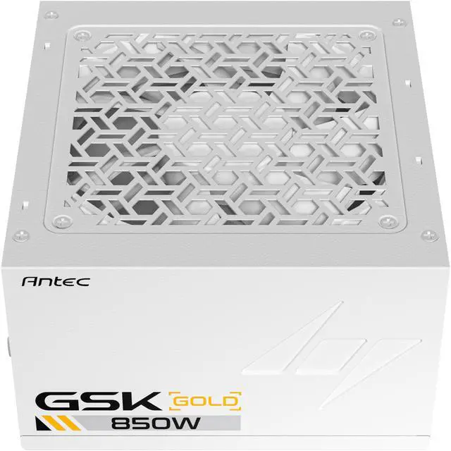 Alt view image 7 of 11 - ANTEC GSK850 V2 White ATX3.1, 750W Full Modular PSU, 80 PLUS Gold Certified, PCIE 5.1 Support, PhaseWave Design, Zero RPM Manager, 120mm Silent Fan, 10-Year Warranty, High-Quality Braided Cable