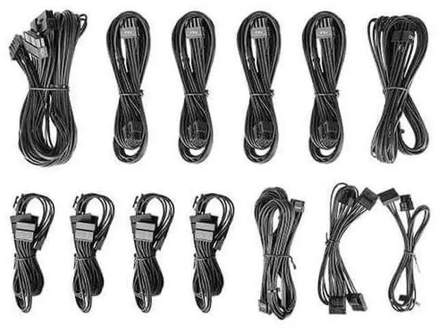Alt view image 10 of 11 - Antec HCG1000 PRO P US 1000 W ATX 12V 3.1 80 PLUS PLATINUM Certified Full Modular Active PFC Power Supply