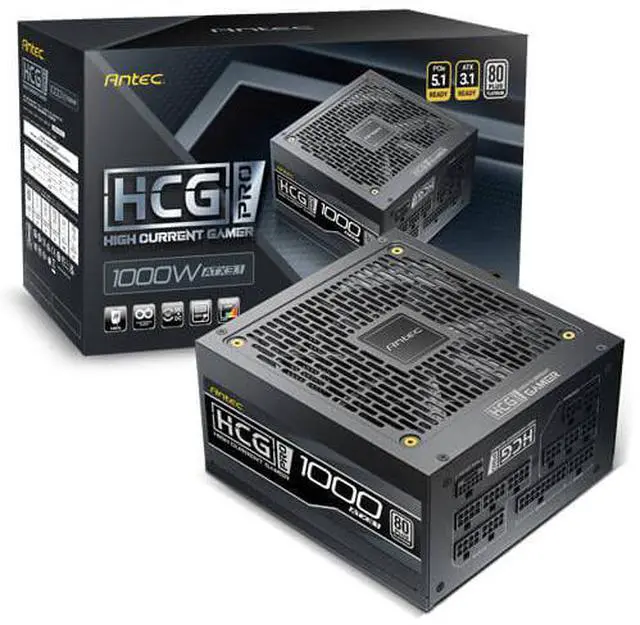 Alt view image 11 of 11 - Antec HCG1000 PRO P US 1000 W ATX 12V 3.1 80 PLUS PLATINUM Certified Full Modular Active PFC Power Supply