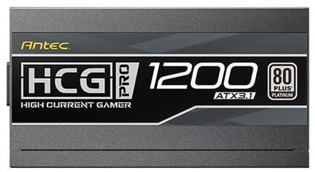Alt view image 6 of 12 - Antec HCG1200 PRO P US 1200 W ATX 12V 3.1 80 PLUS PLATINUM Certified Full Modular Active PFC Power Supply
