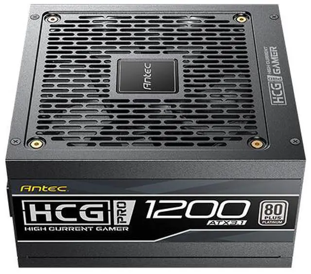 Alt view image 3 of 12 - Antec HCG1200 PRO P US 1200 W ATX 12V 3.1 80 PLUS PLATINUM Certified Full Modular Active PFC Power Supply