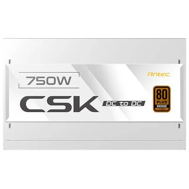 Alt view image 10 of 11 - Antec CSK750DC 750 W ATX12V 80 PLUS BRONZE Certified Non-Modular Active PFC Power Supply