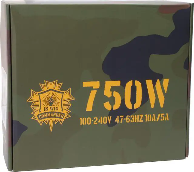 Alt view image 10 of 10 - IN WIN COMMANDER IRP-COM750 750 W ATX 12V 2.3 / EPS 12V 2.91 SLI Ready CrossFire Ready 80 PLUS Certified Modular Active PFC Power Supply