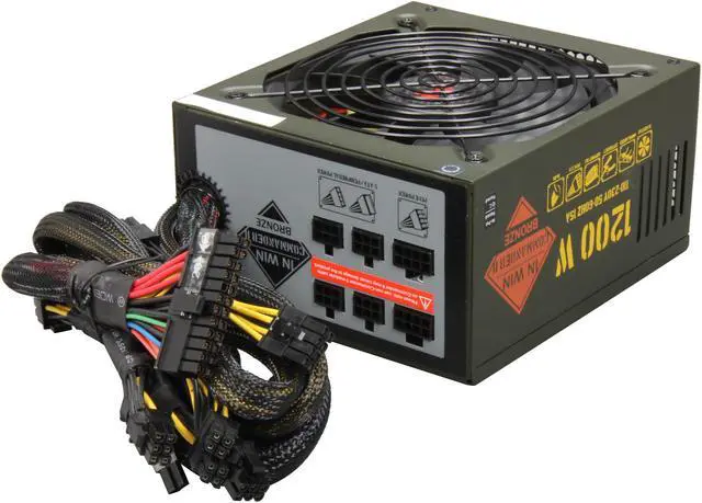 Alt view image 4 of 7 - IN WIN Commander II IRP-COM1200 II 1200 W ATX 12V 2.3 / EPS 12V 2.91 SLI Ready CrossFire Ready 80 PLUS BRONZE Certified Modular Active PFC Power Supply