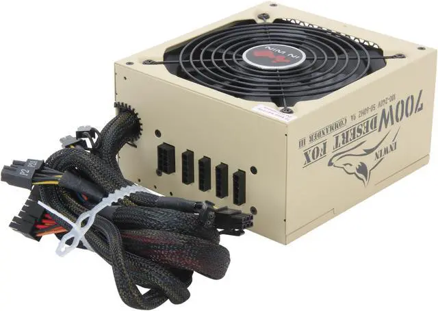 Alt view image 4 of 8 - IN WIN Commander III 700 700 W ATX 12V 2.31 / EPS 12V 2.92 SLI Ready CrossFire Ready 80 PLUS GOLD Certified Modular Active PFC Power Supply