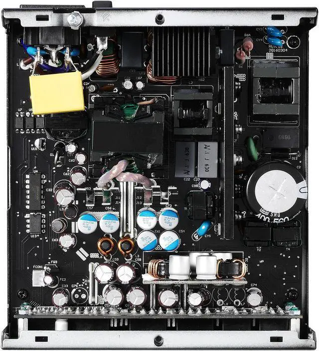 Alt view image 7 of 12 - BitFenix Whisper M 80 Plus Gold Full Modular 550W PSU, BWG550M