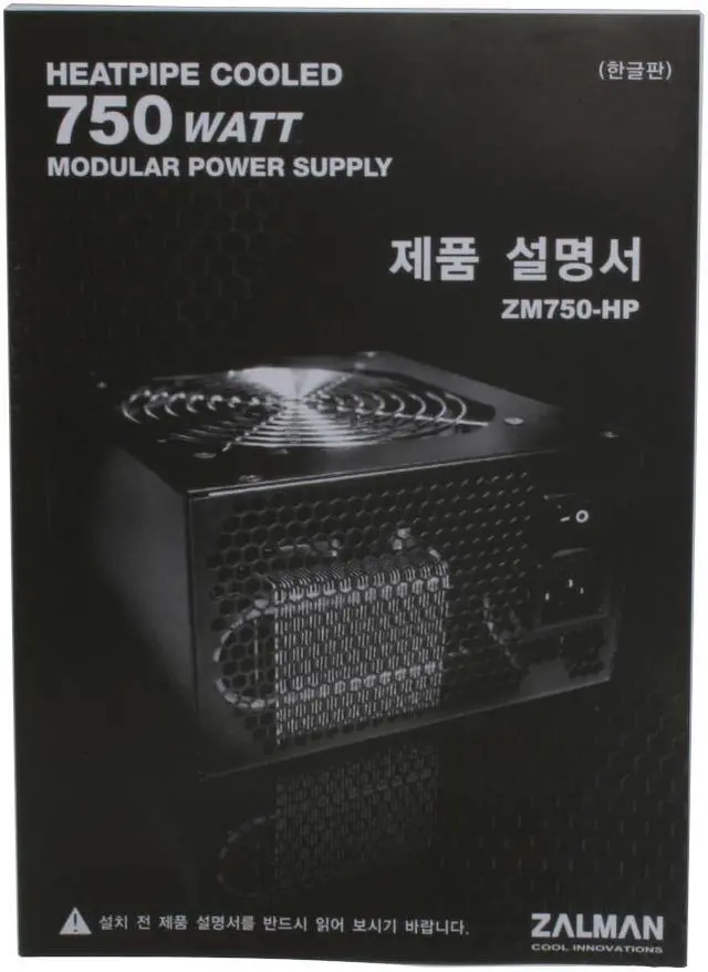 Alt view image 8 of 9 - ZALMAN ZM750-HP 750W Continuous @ 45°C
(Maximum Continuous Peak:  850W) ATX12V V2.2 / EPS12V V2.91 SLI Certified CrossFire Ready 80 PLUS Certified Modular Active PFC Modular LED Heatpipe-Cooled SLI Power Supply