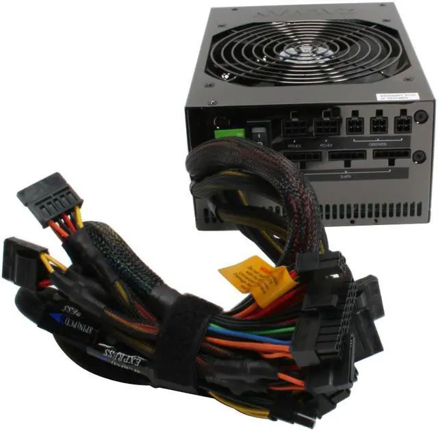 Alt view image 4 of 9 - ZALMAN ZM850-HP 850W Continuous @ 45°C
(Maximum Continuous Peak: 1050W) ATX12V V2.2 / EPS12V V2.91 SLI Certified CrossFire Ready 80 PLUS Certified Modular Active PFC Modular Heatpipe-Cooled SLI Power Supply