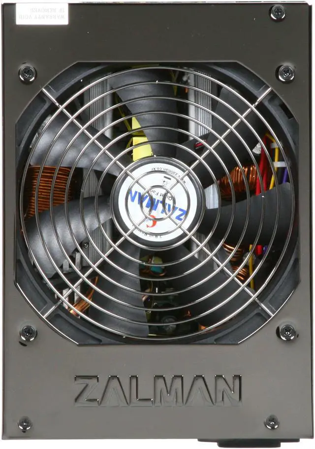 Alt view image 3 of 7 - ZALMAN ZM1000-HP 1000W Continuous @ 45°C
(Maximum Continuous Peak: 1250W) ATX12V V2.2 / EPS12V V2.91 SLI Certified CrossFire Ready 80 PLUS Certified Modular Active PFC Modular Heatpipe-Cooled SLI Power Supply