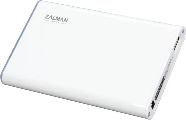 Main image of Zalman HE250 U3 Aluminum 2.5" White SATA I/II USB 3.0 HDD External Enclosure