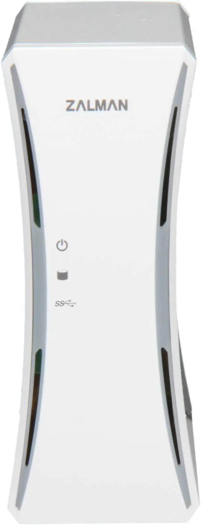 Alt view image 2 of 5 - Zalman HE350 U3 Aluminum, Polycarbonate 3.5" White SATA I/II USB 3.0 HDD External Enclosure