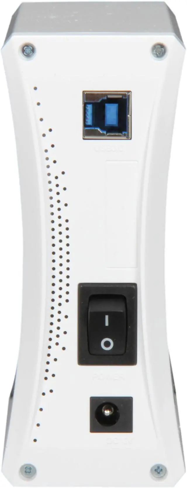 Alt view image 4 of 5 - Zalman HE350 U3 Aluminum, Polycarbonate 3.5" White SATA I/II USB 3.0 HDD External Enclosure