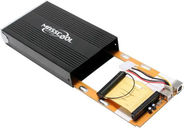 Alt view image 3 of 4 - MASSCOOL UHB-330U Aluminum with mirror finish 3.5" IDE USB 2.0 External Enclosure