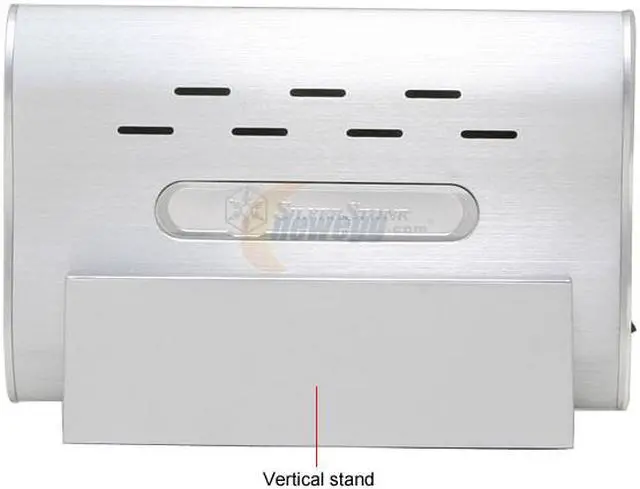 Alt view image 2 of 5 - SilverStone MS04-S Aluminum 3.5" Enhanced IDE, ATA / ATAPI-6 USB 2.0 & 1394 External Enclosure with fan