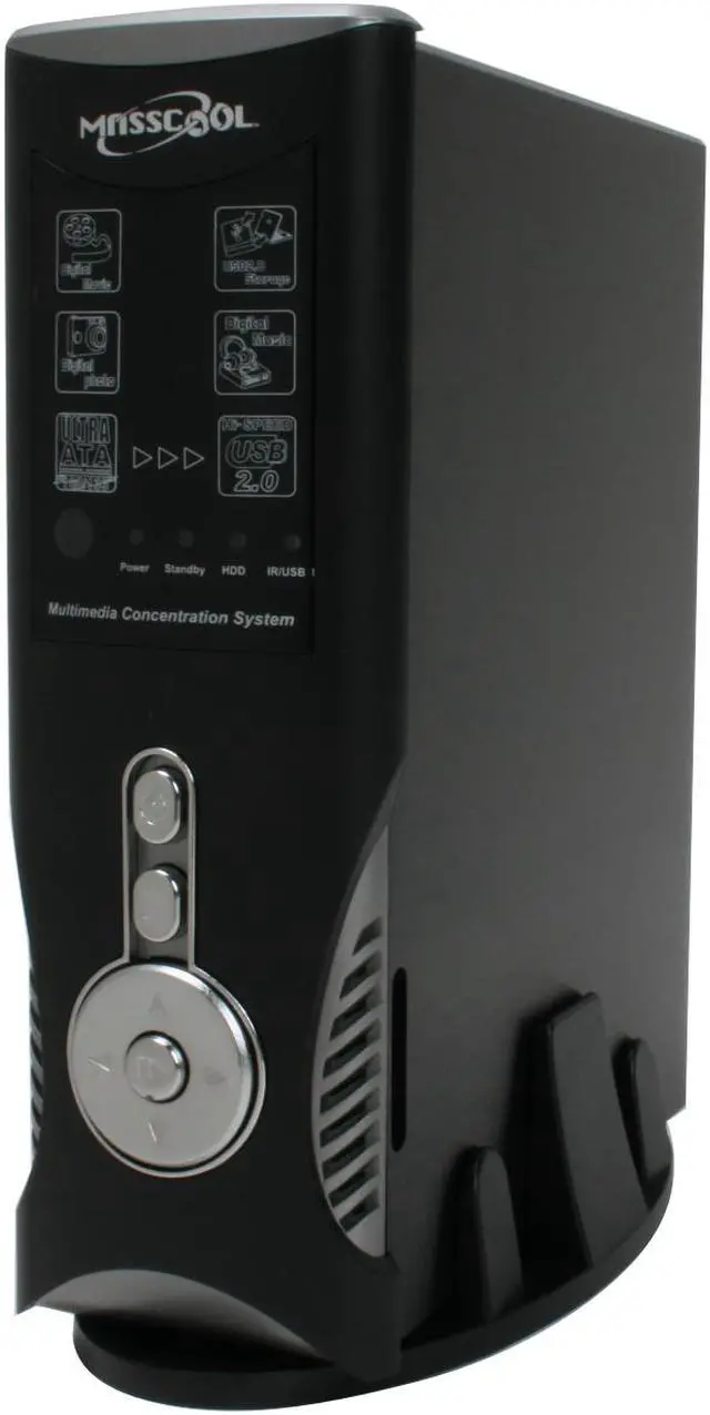 Main image of MASSCOOL MP-1368AS 3.5" Black IDE / SATA USB 2.0 hard drive media player
