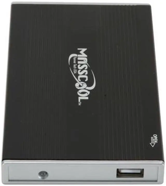Alt view image 3 of 7 - MASSCOOL UHB-UE212 Aluminum 2.5" SATA USB 2.0 External Enclosure