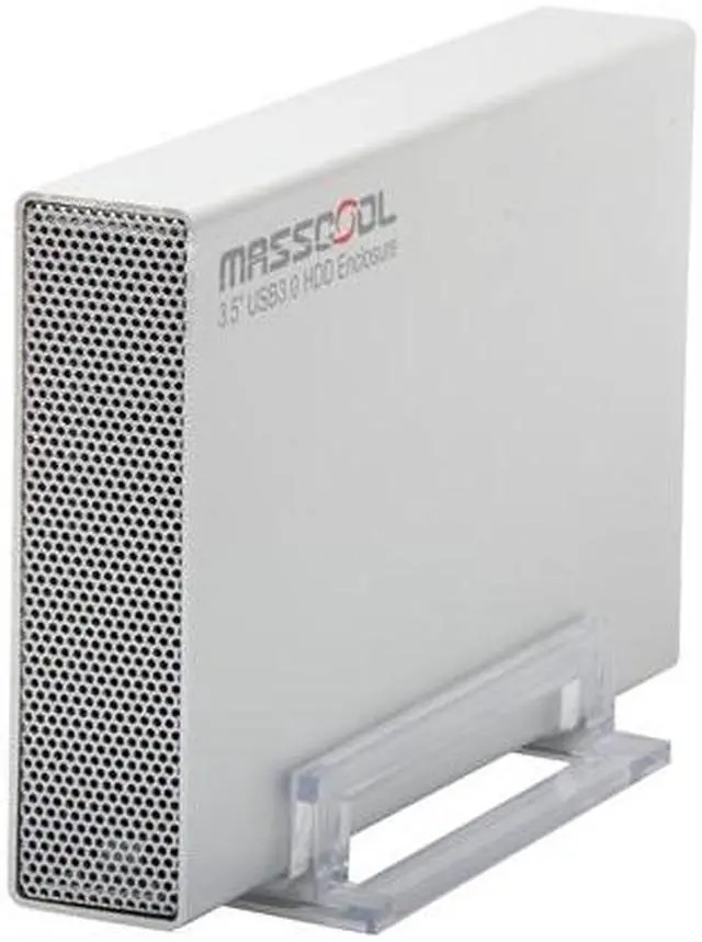 Main image of MASSCOOL UHB-3232 Aluminum 3.5" Silver SATA I/II USB 3.0 External Enclosure