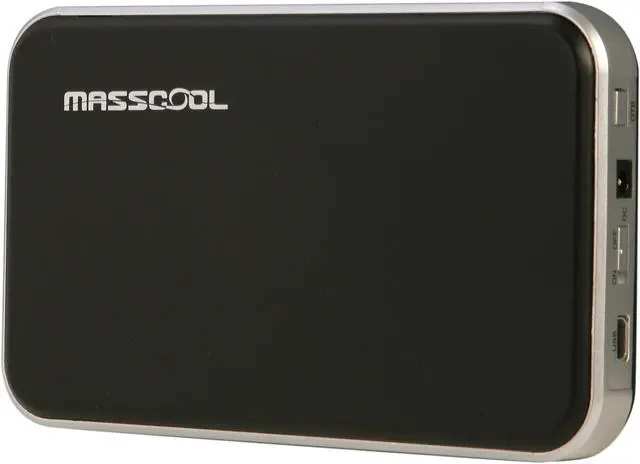 Main image of MASSCOOL UHB-2221U3 Aluminum 2.5" Black SATA I/II Mini USB 3.0 External Enclosure