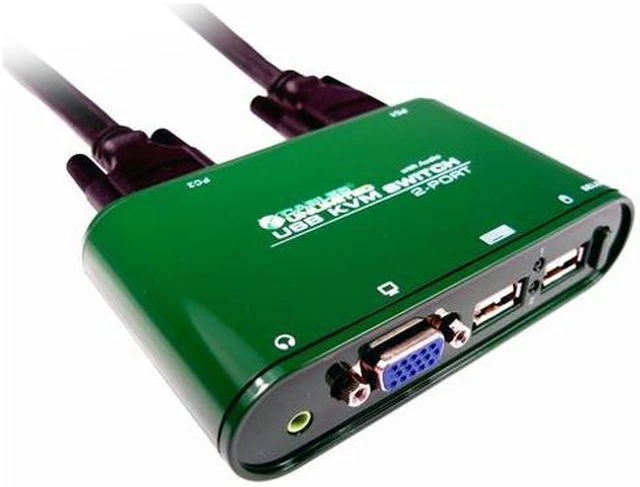 Main image of Cables Unlimited SWB-9000UA 2 Port USB KVM Switch with Audio