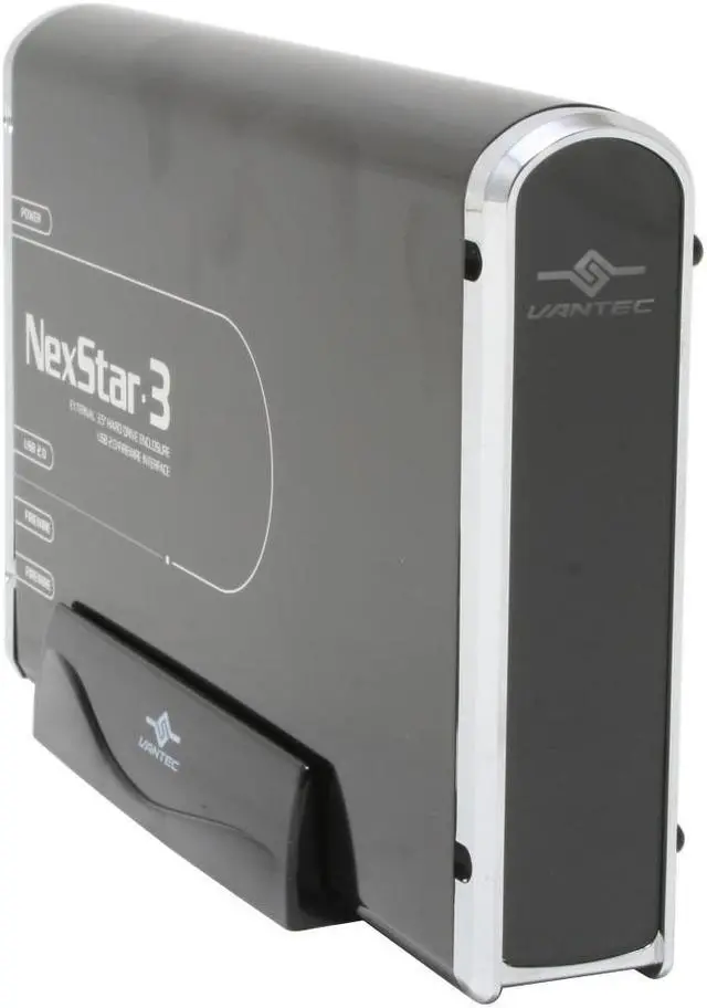Main image of VANTEC NST-360UF-BK Aluminum 3.5" IDE USB & 1394 External Enclosure