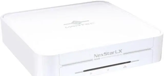 Main image of VANTEC NexStarLX NST-375LX-WH 3.5" White IDE USB2.0+RJ45 Ethernet External Enclosure