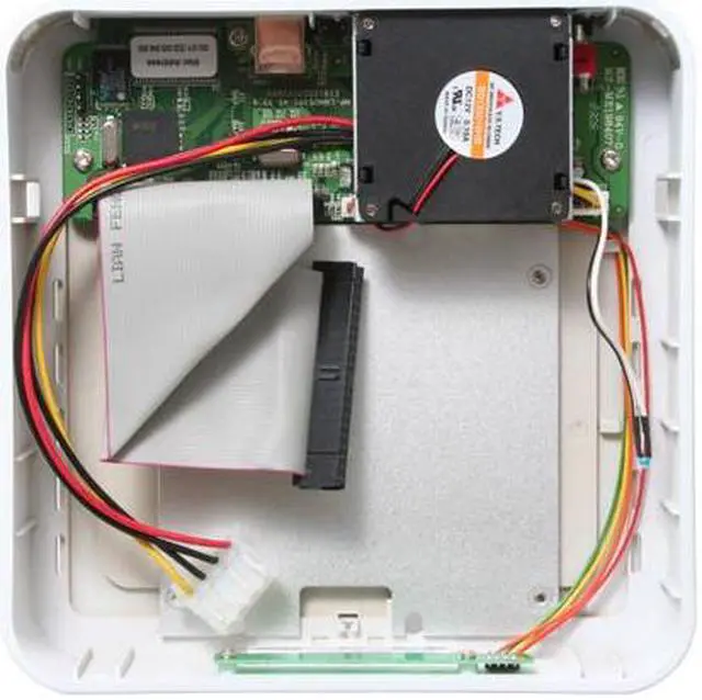 Alt view image 3 of 6 - VANTEC NexStarLX NST-375LX-WH 3.5" White IDE USB2.0+RJ45 Ethernet External Enclosure