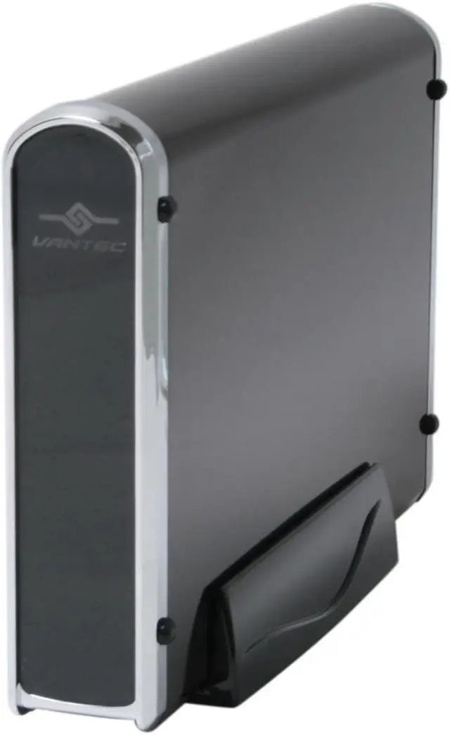 Main image of Vantec NexStar 3.5" SATA to USB 2.0 & eSATA & FireWire 400 External Hard Drive Enclosure (Onyx Black) - Model NST-360UFS-BK