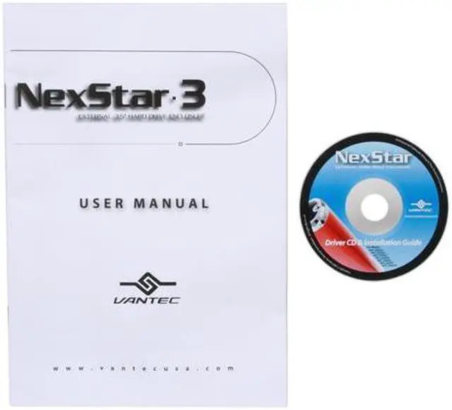 Alt view image 6 of 7 - Vantec NexStar 3.5" SATA to USB 2.0 & eSATA & FireWire 400 External Hard Drive Enclosure (Onyx Black) - Model NST-360UFS-BK