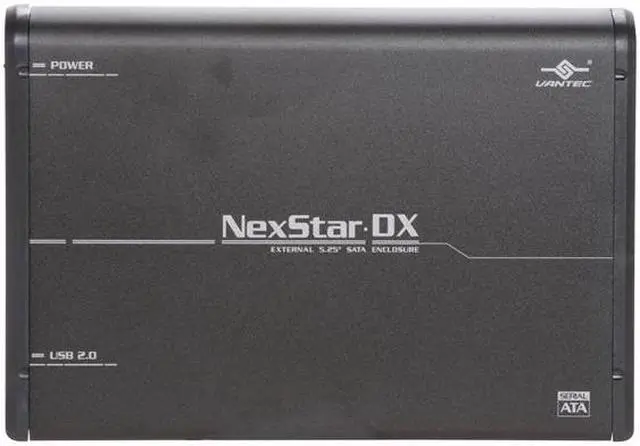 Alt view image 3 of 6 - Vantec NexStar DX 5.25" SATA to USB 2.0 External Optical Drive Enclosure  - Model NST-530S2