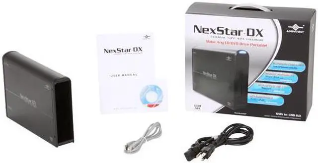 Alt view image 6 of 6 - Vantec NexStar DX 5.25" SATA to USB 2.0 External Optical Drive Enclosure  - Model NST-530S2