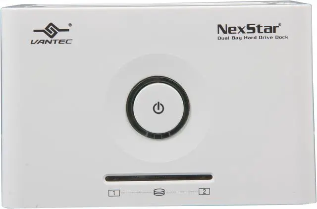Alt view image 3 of 5 - Vantec NexStar Dual Bay 2.5"/3.5" SATA to USB 2.0 & eSATA Hard Drive Dock - Model NST-D200SU