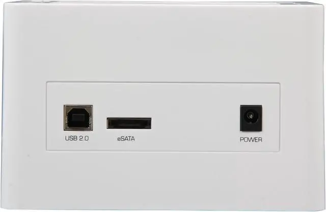 Alt view image 5 of 5 - Vantec NexStar Dual Bay 2.5"/3.5" SATA to USB 2.0 & eSATA Hard Drive Dock - Model NST-D200SU