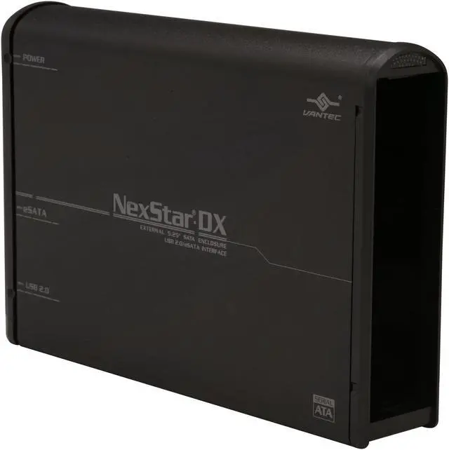Main image of Vantec NexStar DX 5.25" SATA to USB 2.0 & eSATA External Optical Drive Enclosure - Model NST-530SU