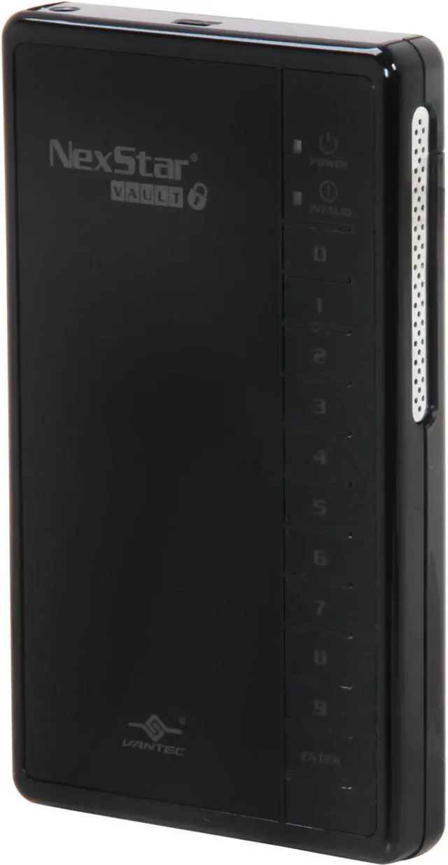 Main image of Vantec NexStar Vault 2.5" SATA to USB 2.0 Security Hard Drive Enclosure - Model NST-V290S2