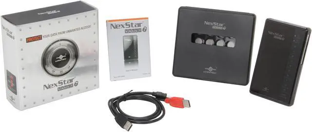 Alt view image 5 of 6 - Vantec NexStar Vault 2.5" SATA to USB 2.0 Security Hard Drive Enclosure - Model NST-V290S2