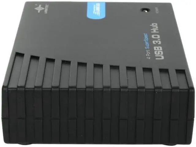 Alt view image 3 of 5 - VANTEC UGT-MH430U3 4 Port SuperSpeed USB 3.0 Hub