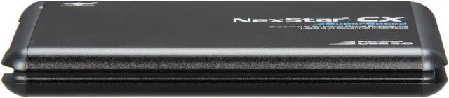 Alt view image 4 of 5 - Vantec NexStar CX SuperSpeed 2.5" SATA to USB 3.0 External Hard Drive/SSD Enclosure (Supports 7mm, 9.5mm, 12.5mm HDD/SSD) - Model NST-200S3-BK