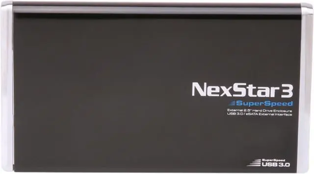 Alt view image 3 of 5 - VANTEC NST-280SU3-BK Aluminum 2.5" Black SATA I/II USB 3.0 & eSATA NexStar 3 SuperSpeed Enclosure