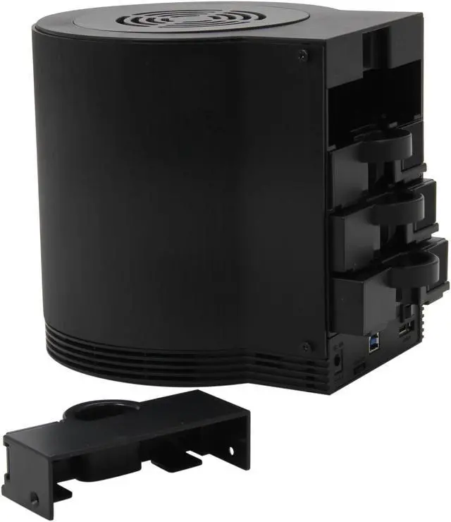 Alt view image 6 of 6 - VANTEC NexStar HX4 NST-640SU3-BK Aluminum / Plastic 3.5" Black SATA I/II/III USB 3.0 & eSATA Quad Bay HDD Enclosure