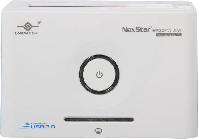 Alt view image 2 of 5 - VANTEC NexStar NST-D300SU3 Plastic 2.5" & 3.5" SATA USB 3.0 & eSATA SuperSpeed Hard Drive Dock