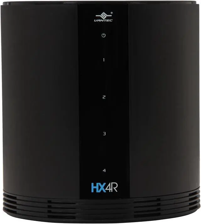 Alt view image 3 of 6 - VANTEC NexStar HX4R NST-640S3R-BK Aluminum / Plastic 3.5" Black SATA I/II/III USB 3.0 & eSATA Quad Bay RAID HDD Enclosure