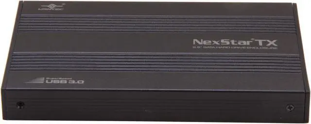 Alt view image 2 of 5 - VANTEC NexStar TX NST-210S3-BK Aluminum 2.5" Black SATA I/II/III USB 3.0 External Enclosure