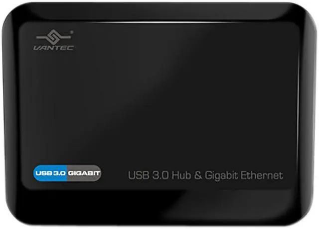 Main image of VANTEC UGT-MH330GNA 3-Port USB 3.0 Hub with Gigabit Ethernet Port