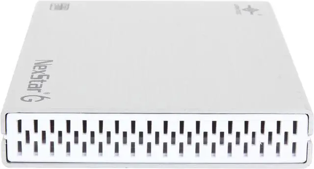 Alt view image 5 of 6 - VANTEC NST-266S3-SV Aluminum / Plastic 2.5" Silver SATA I/II/III USB 3.0 External Hard Drive Enclosure