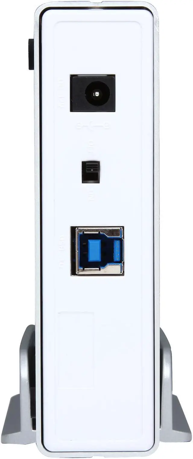 Alt view image 3 of 8 - VANTEC NST-366S3-SV Aluminum / Plastic 3.5" Silver SATA I/II/III USB 3.0 ( Backwards compatible with USB 2.0 & 1.1 ) 3.5" SATA III 6 Gb/s to USB 3.0 External Hard Drive Enclosure