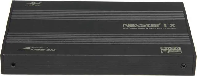 Alt view image 2 of 6 - VANTEC NST-216S3-BK Aluminum 2.5" Black SATA I/II/III USB 3.0 2.5" SATA 6 Gb/s to USB 3.0 HDD Enclosure - Black
