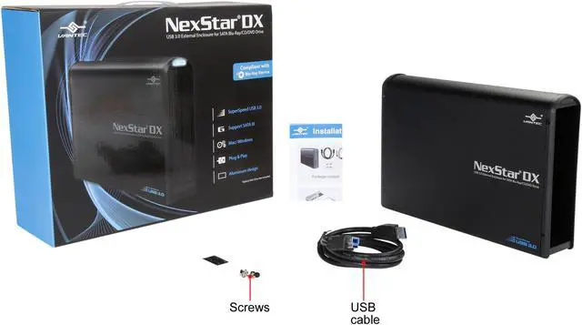 Alt view image 7 of 6 - VANTEC NST-536S3-BK 5.25" Blu-Ray / DVD / CD SATA Drives Black Standard SATA / SuperSpeed USB 3.0 USB 3.0 External Enclosure for SATA Blu-Ray/CD/DVD Drive