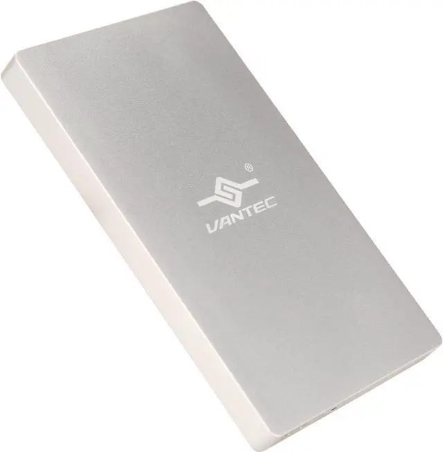Main image of VANTEC NexStar SX NST-204C3-SV Anodized Aluminum, Unibody 2.5" Silver SATA I/II/III USB 3.1 Gen 2 USB-C 2.5" SATA SSD to USB 3.1 Gen 2 Type C Enclosure