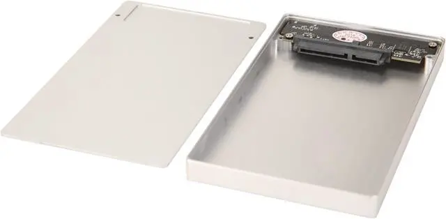 Alt view image 4 of 4 - VANTEC NexStar SX NST-204C3-SV Anodized Aluminum, Unibody 2.5" Silver SATA I/II/III USB 3.1 Gen 2 USB-C 2.5" SATA SSD to USB 3.1 Gen 2 Type C Enclosure
